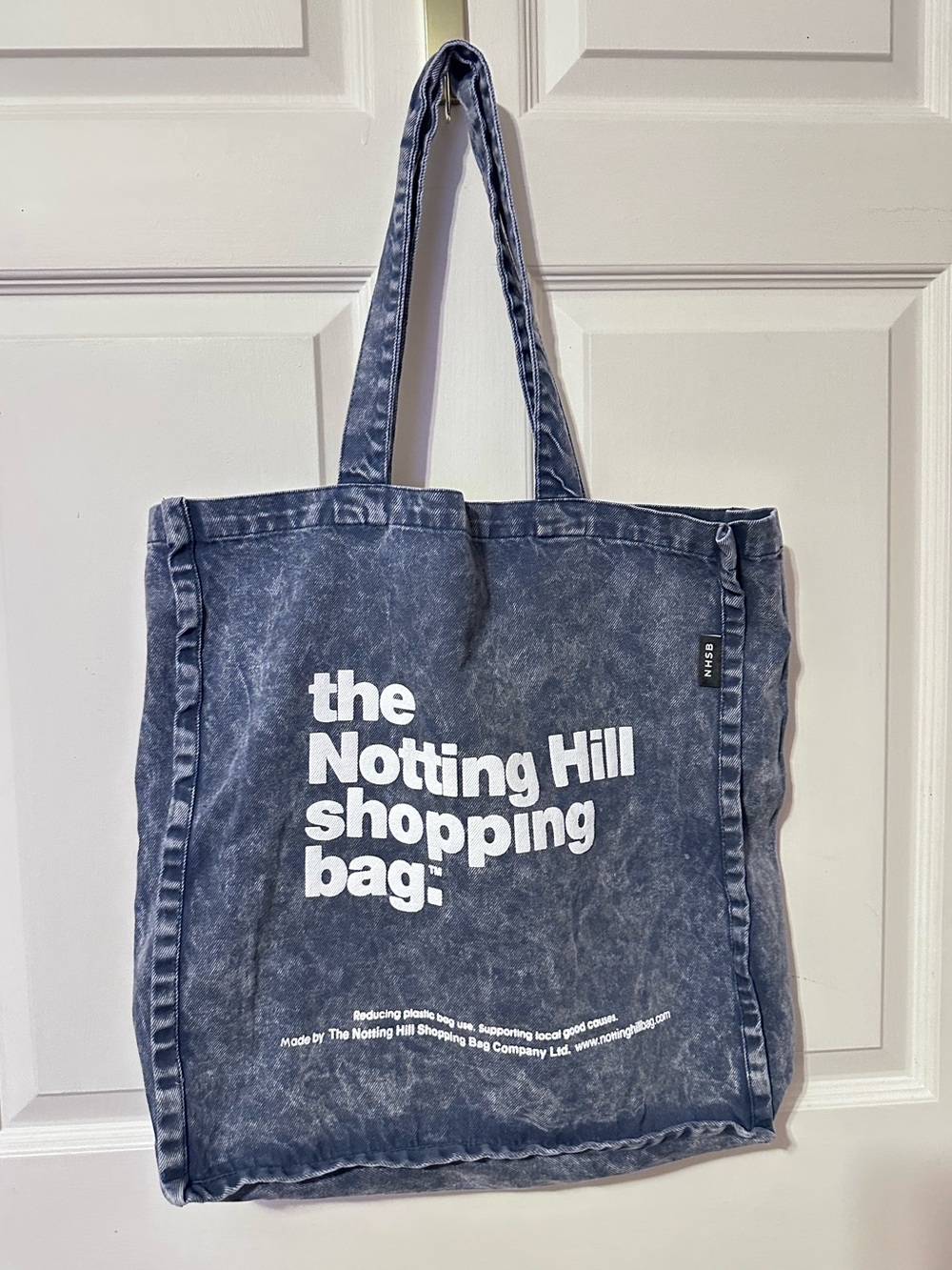Notting Hill Shopping Bag | Tote | The Notting Hill Shopping Bag | Denim Blue